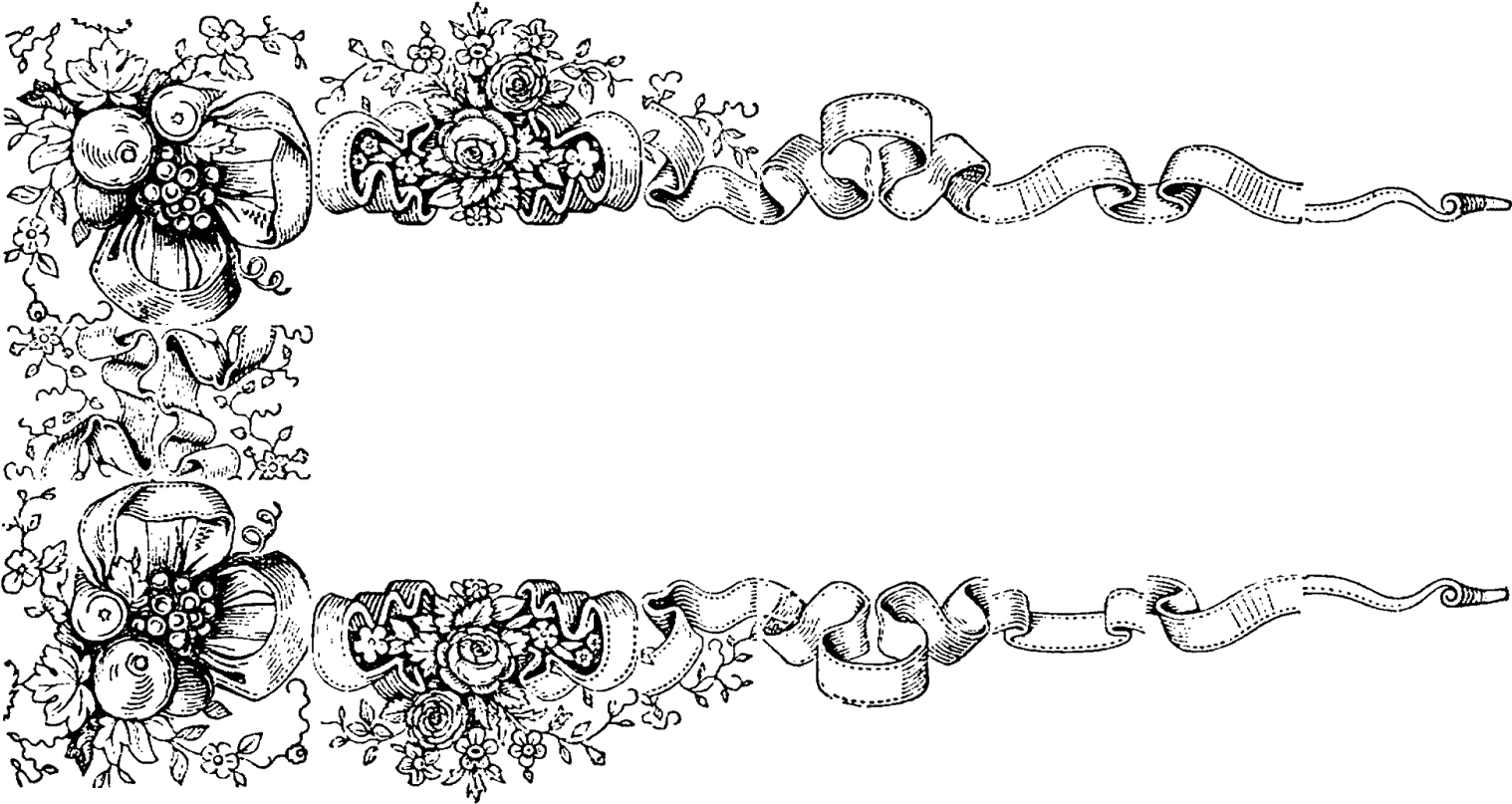 Vintage Floral Chain Frame PNG image with a transparent background, free high-resolution download