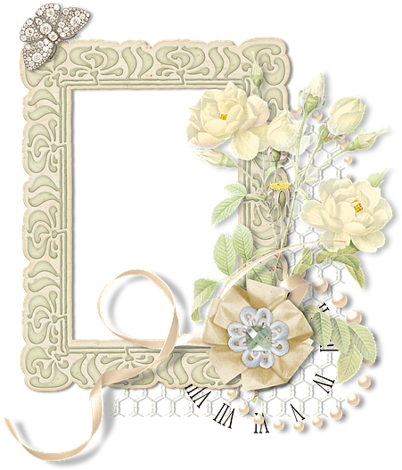 Vintage Floral Frame Design