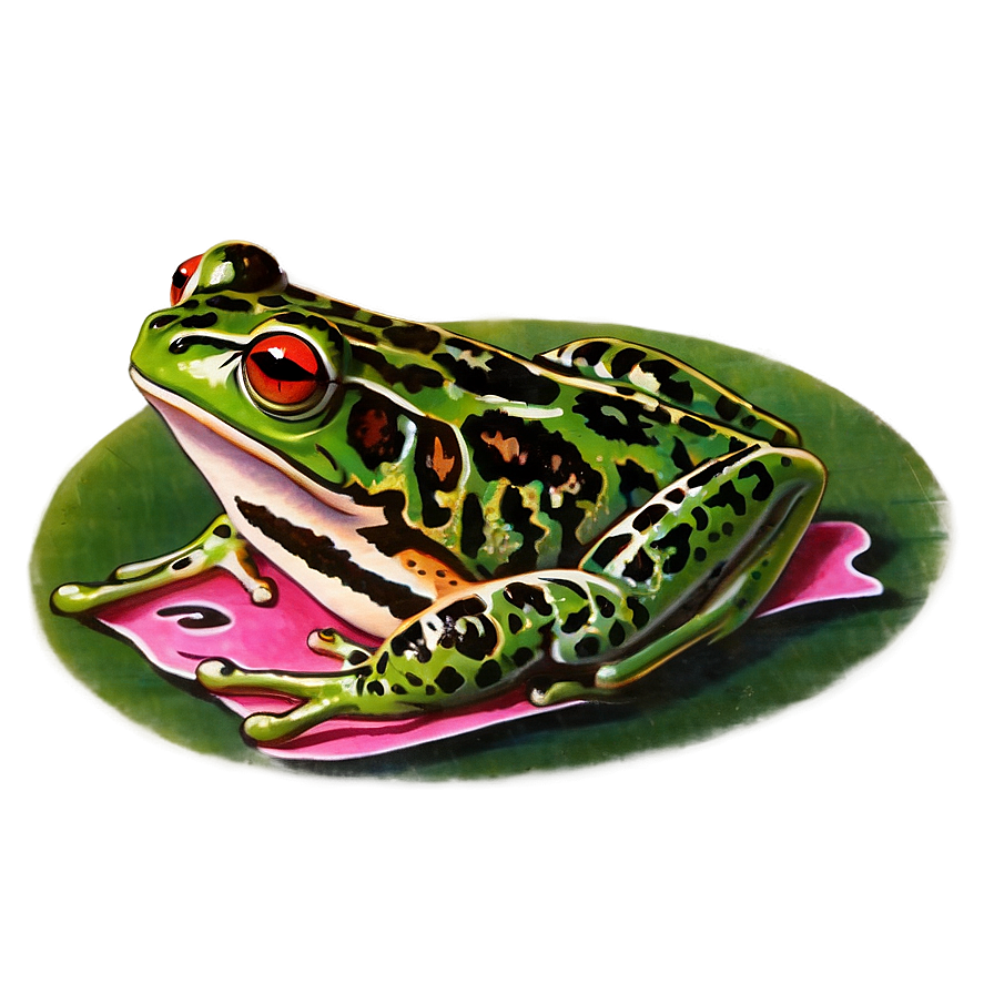 Vintage Frog Clipart Png Tod