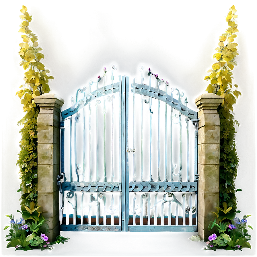 Vintage Garden Gate Png Ofj