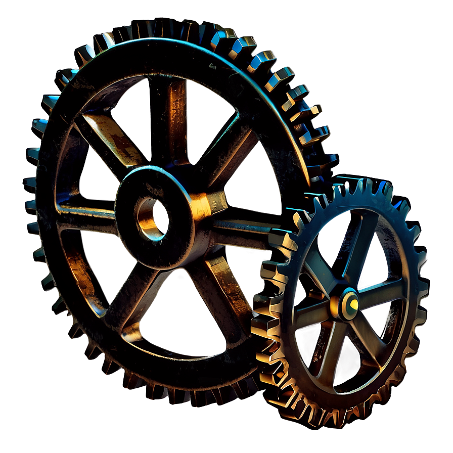 Vintage Gears PNG 70 PNG image with a transparent background, free high-resolution download