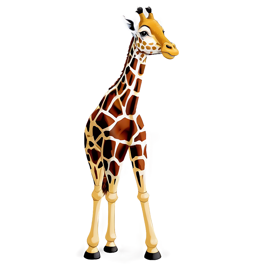 Vintage Giraffe Drawing Png Jsq