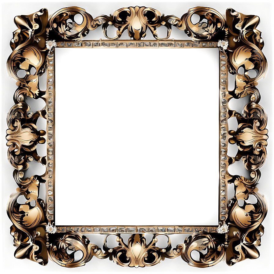 Vintage Glam Wedding Frame Png 06262024