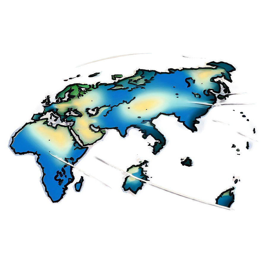 Vintage Globe Map Png Kib