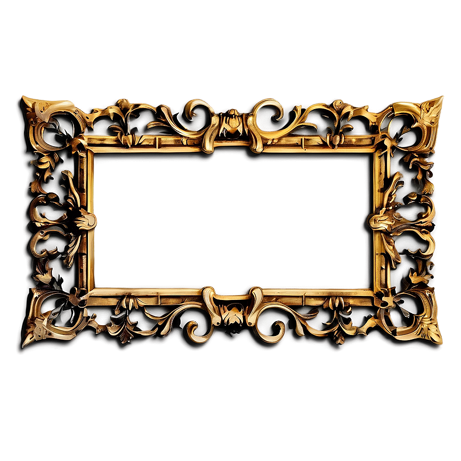 Vintage Gold Frame Png 53