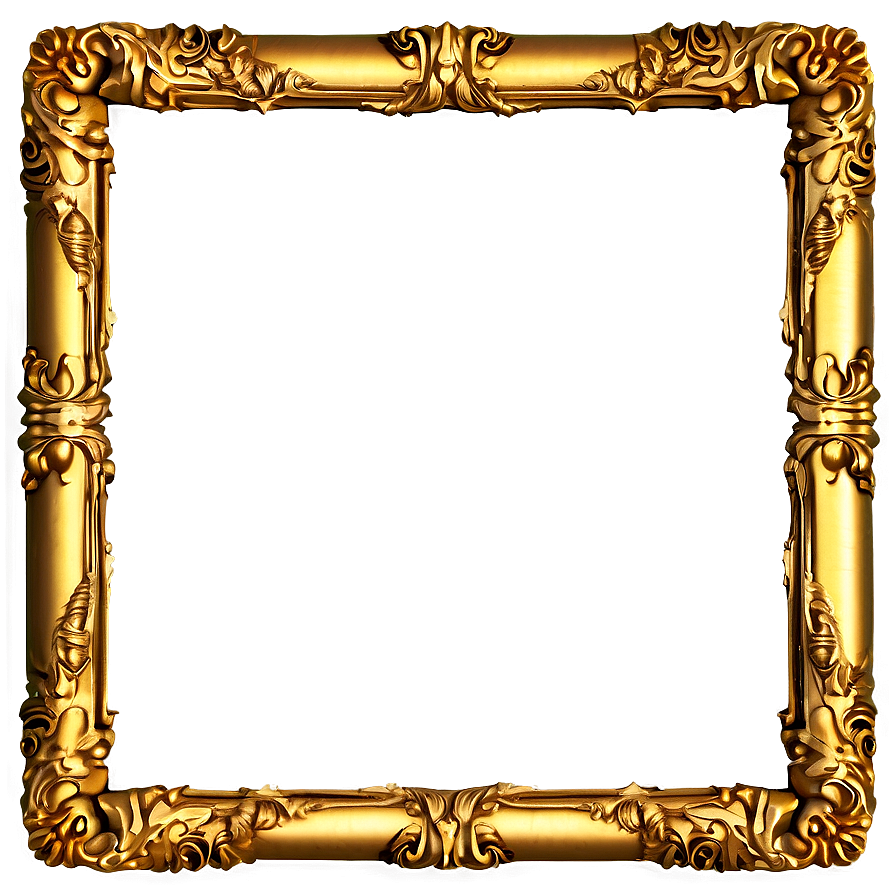 Vintage Gold Frame Png Eck97