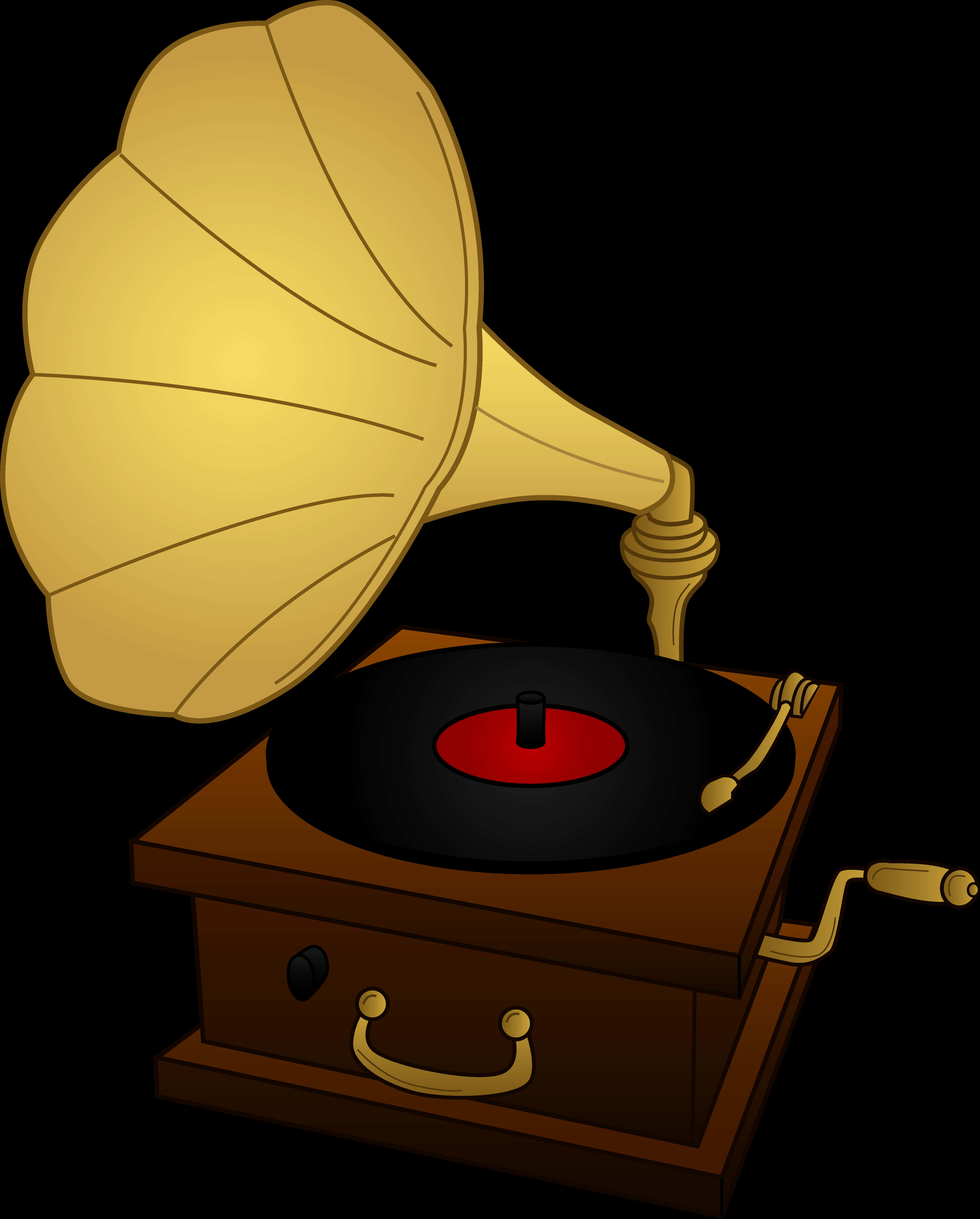Old Record Player Clipart, HD Png Download PNG image with a transparent background, free high-resolution download