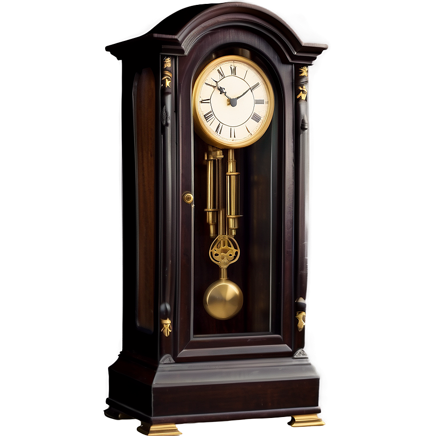 Vintage Grandfather Clock Png 5