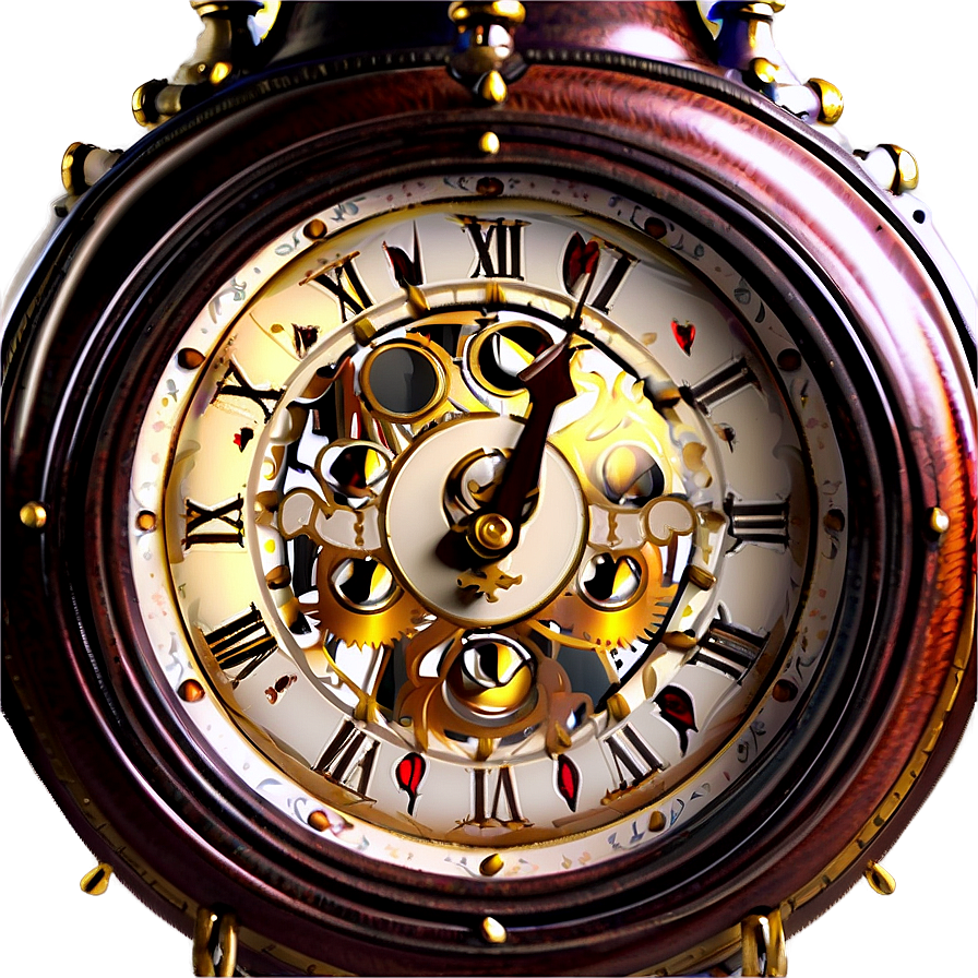 Vintage Grandfather Clock Png Goe