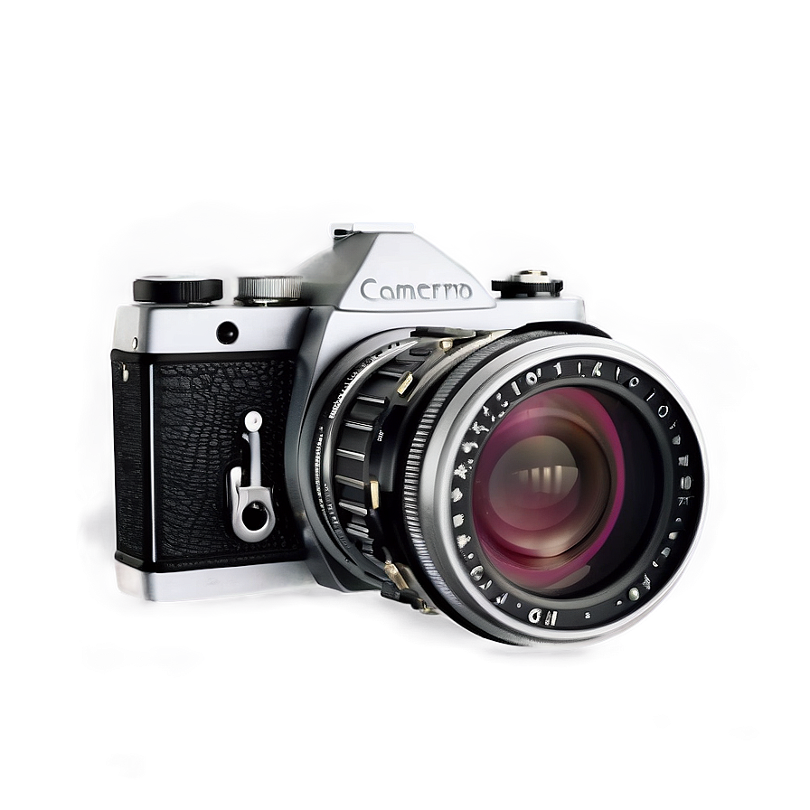 Vintage Grey Camera Png 27