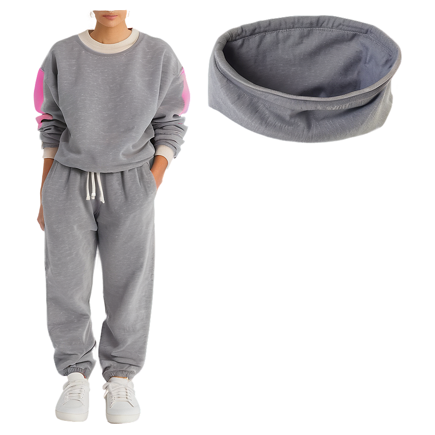 Vintage Grey Sweatpants Png 67