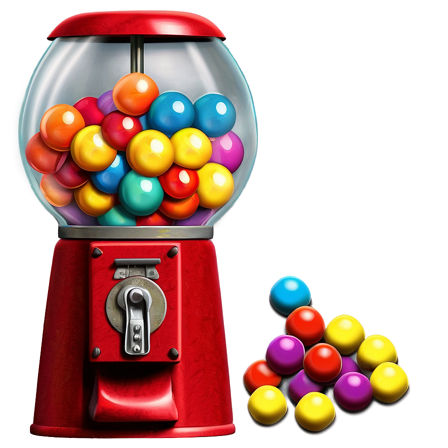 Vintage Gumball Machine Png 95