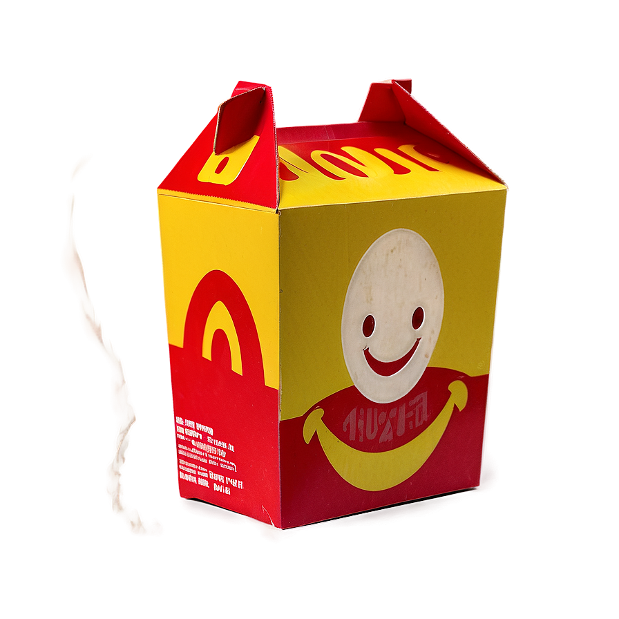 Vintage Happy Meal Box Look Png 06212024