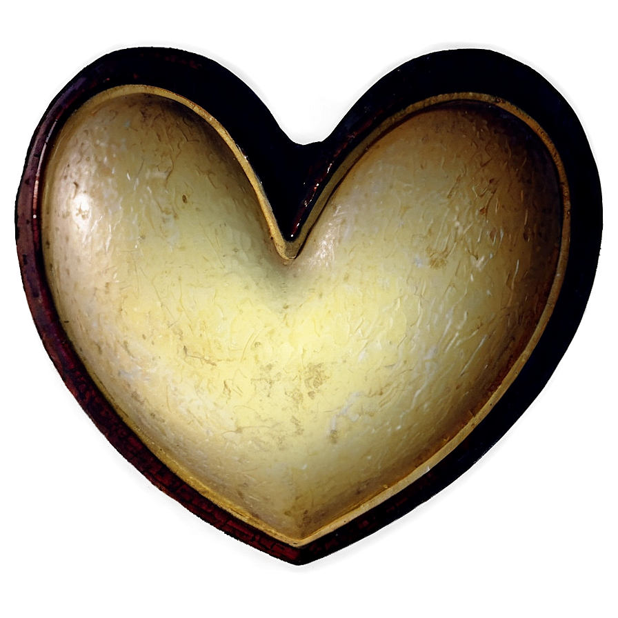 Vintage Heart Drawing Png 06202024