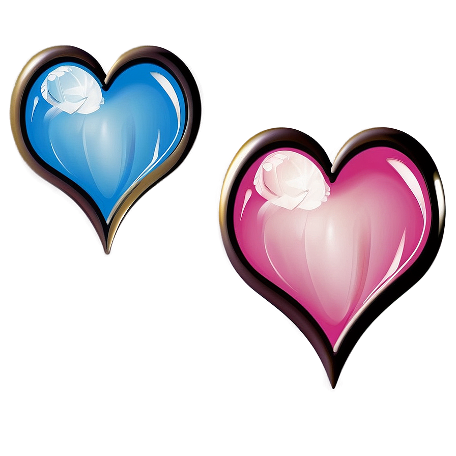 Vintage Heart Vector Png Qan31