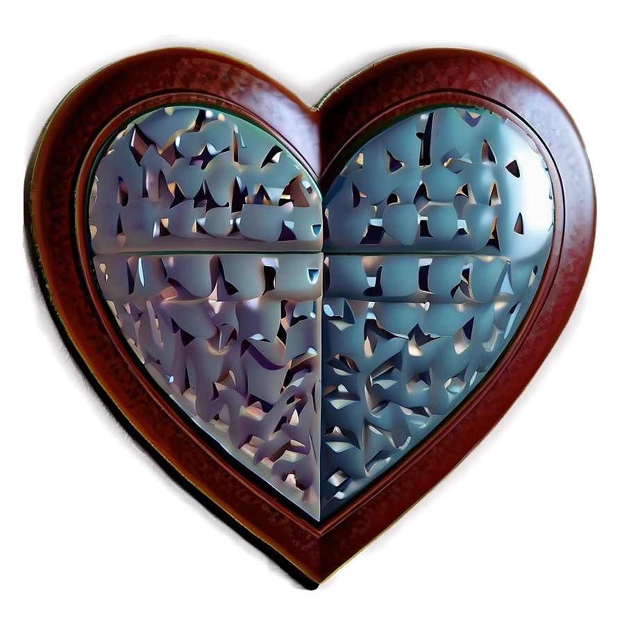 Vintage Heart Vector Png Txm