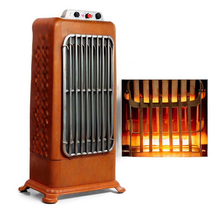 Vintage Heater PNG 06262024 PNG with transparent background