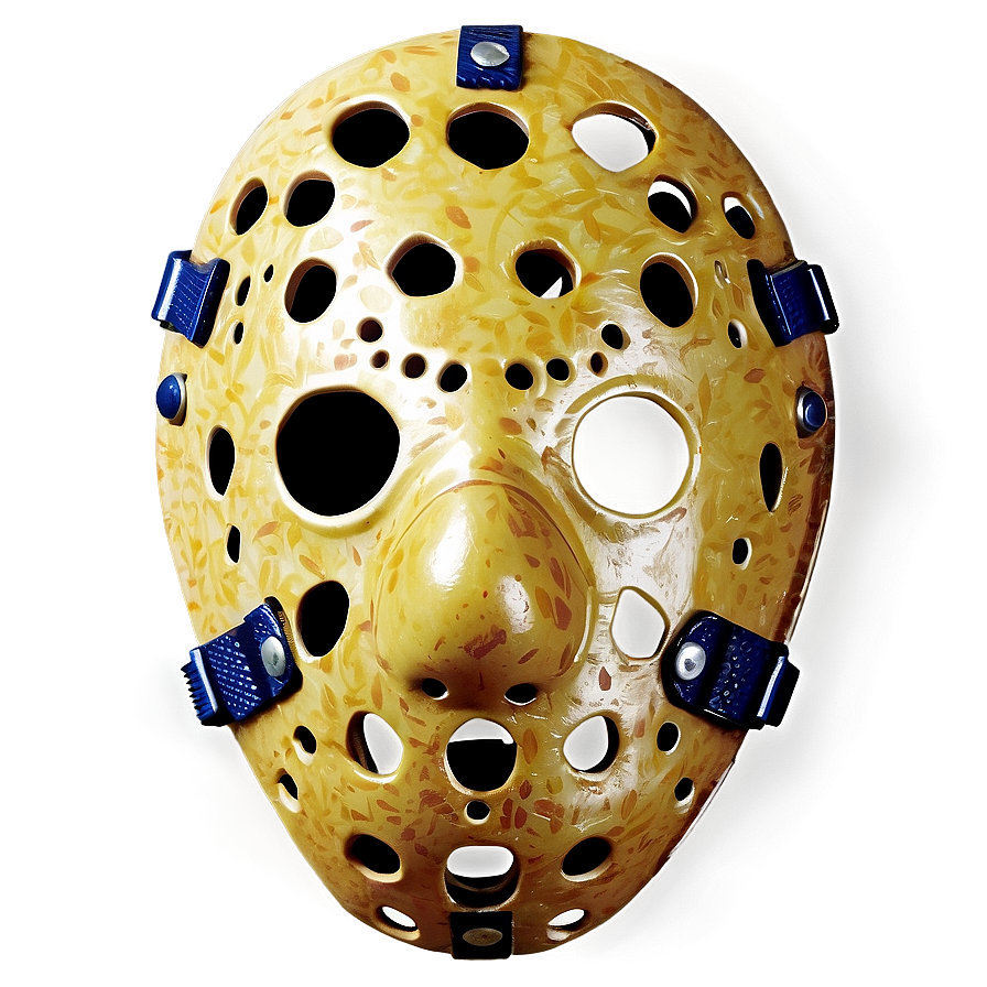 Vintage Hockey Mask Illustration Png 54