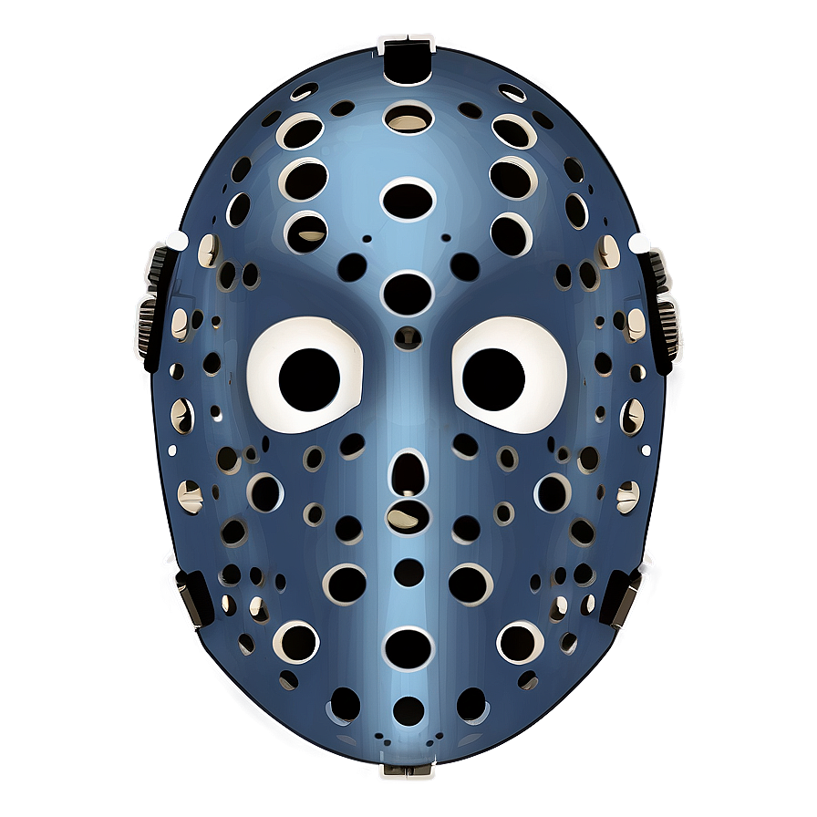 Vintage Hockey Mask Illustration Png 91