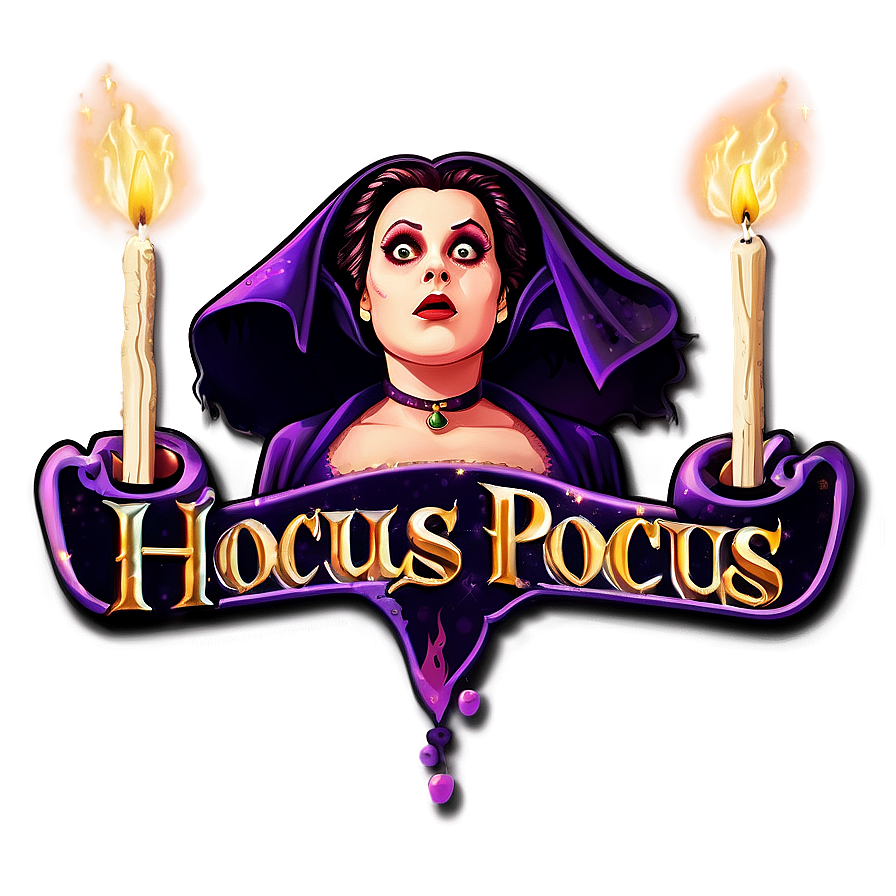 Vintage Hocus Pocus Logo PNG 05212024 PNG with transparent background
