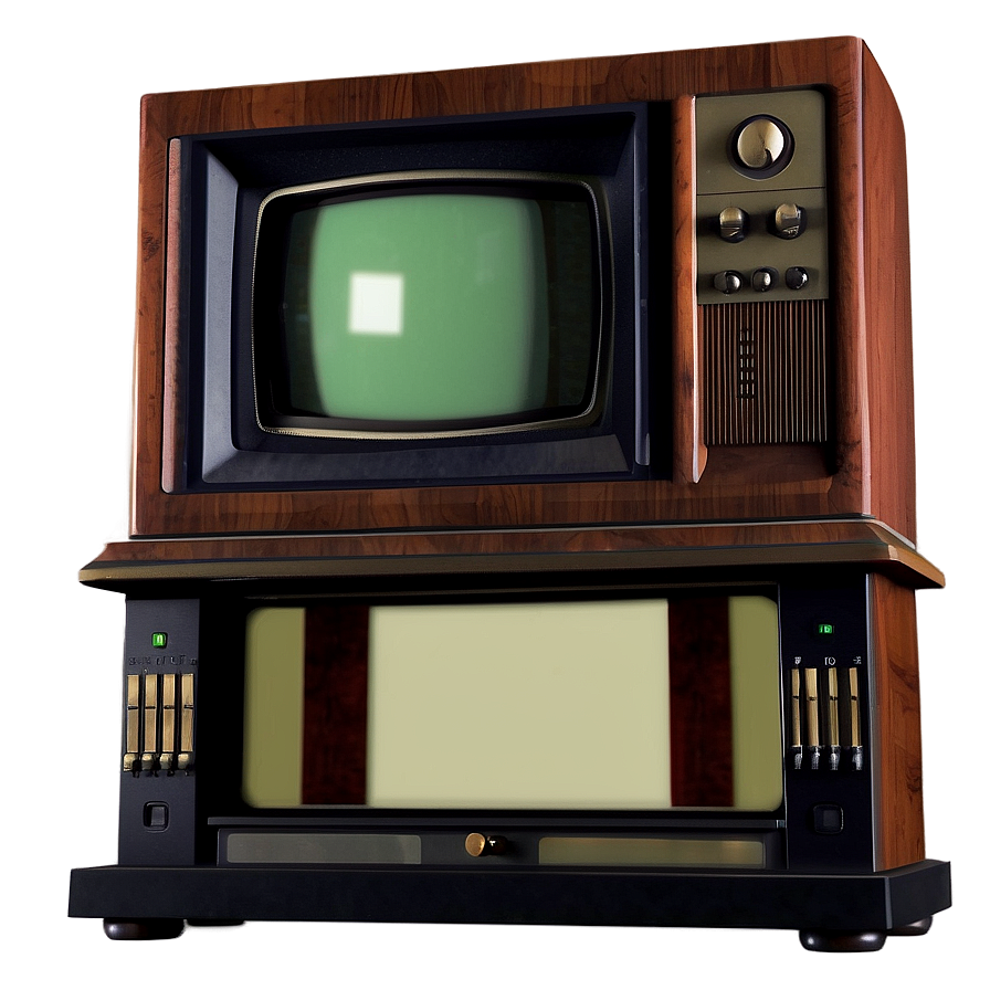 Vintage Home Tv Set Png Ffj58