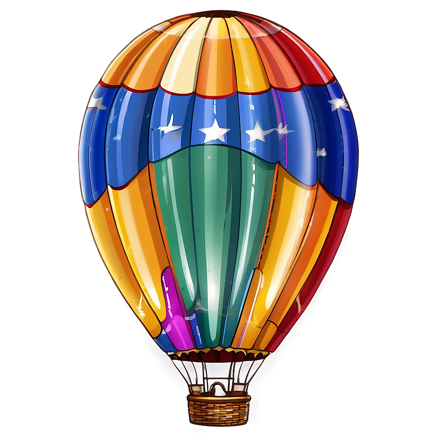 Vintage Hot Air Balloon Png 74