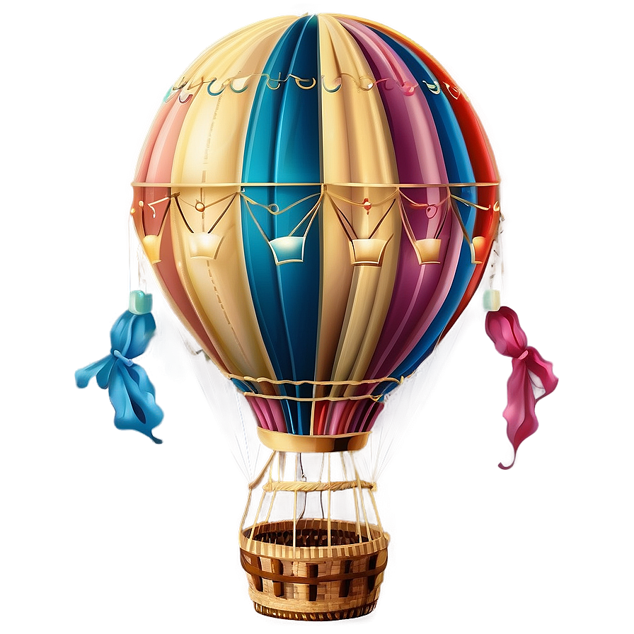 Vintage Hot Air Balloon Png Lwt38