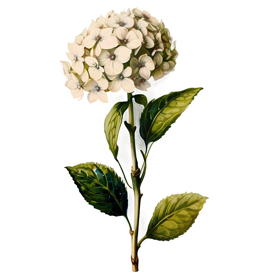 Vintage Hydrangea Png 66