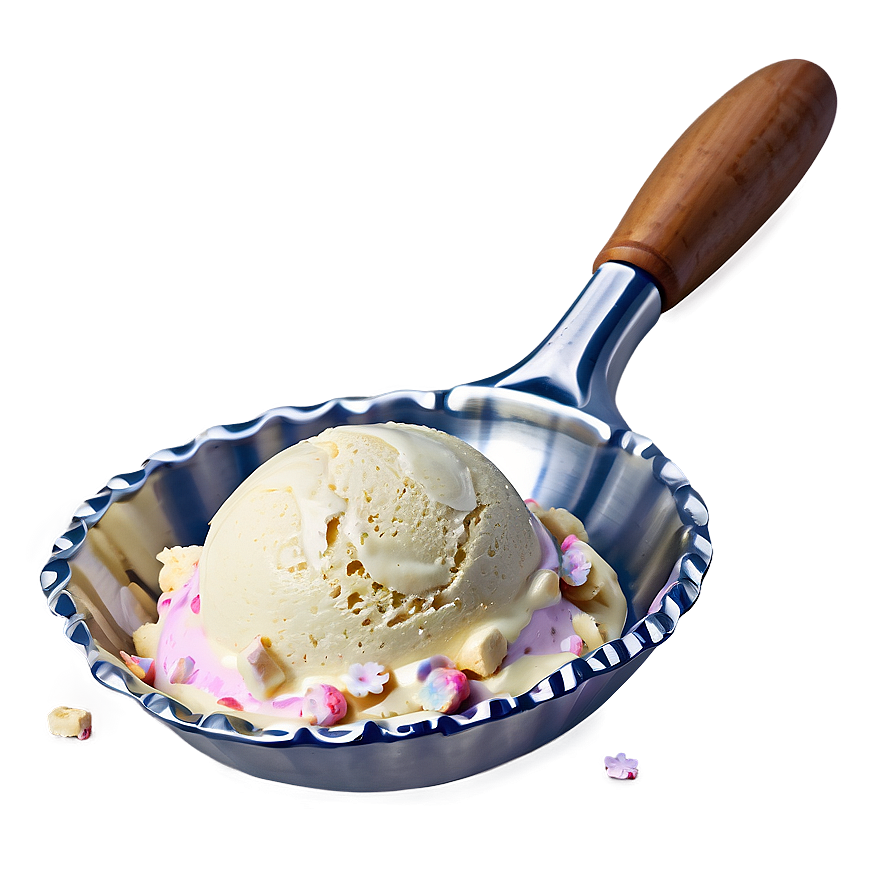 Vintage Ice Cream Scoop Png Bla