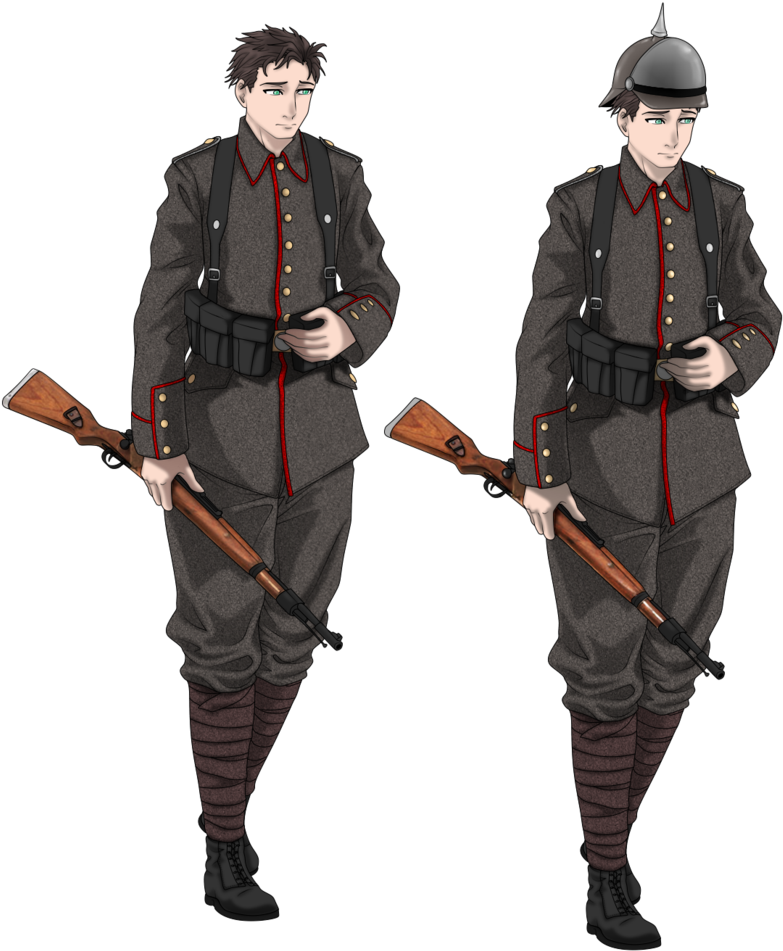 Transparent Soldiers Png - Anime German Soldier Ww1, Png Download PNG image with a transparent background, free high-resolution download