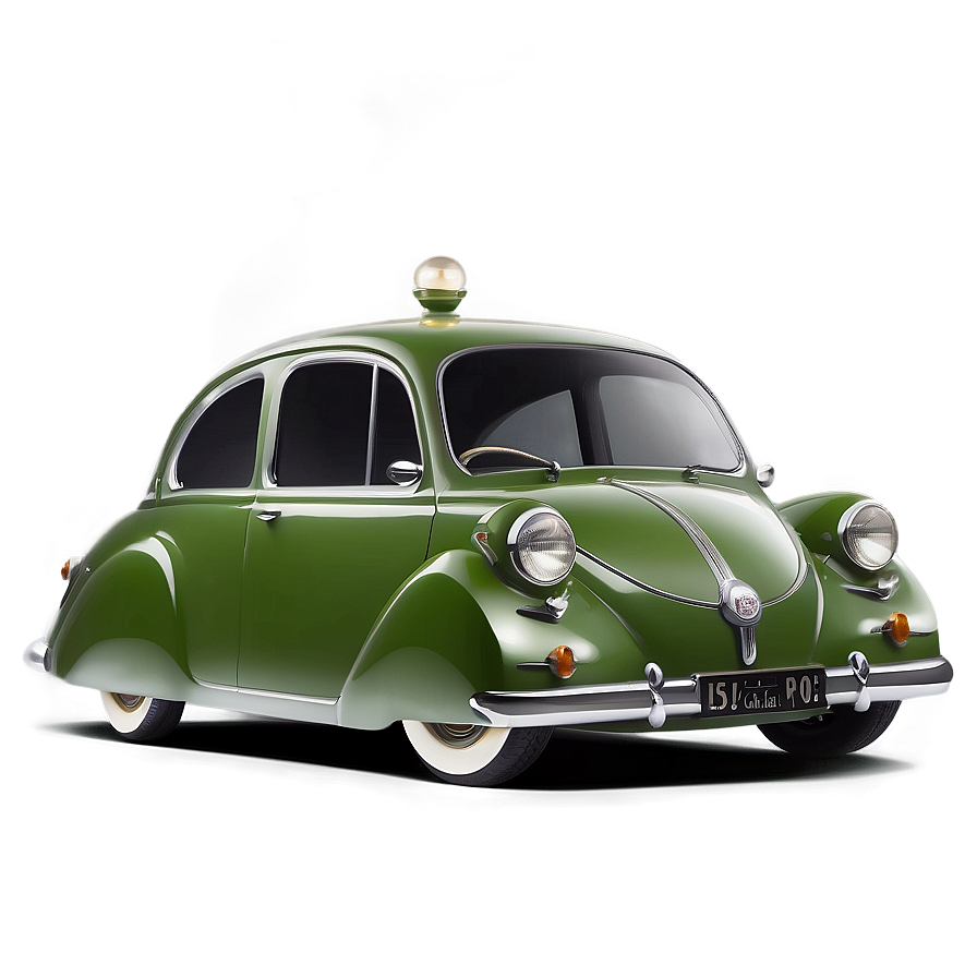 Vintage Inspired Electric Car PNG lsj76 PNG with transparent background