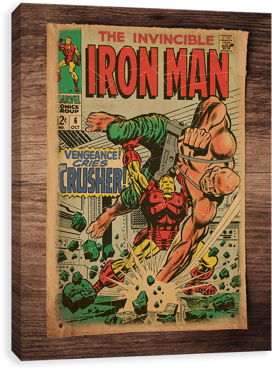 Iron Man On Parchment - Iron Man, HD Png Download PNG with transparent background