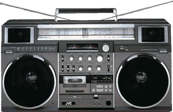 Vintage J V C Boombox