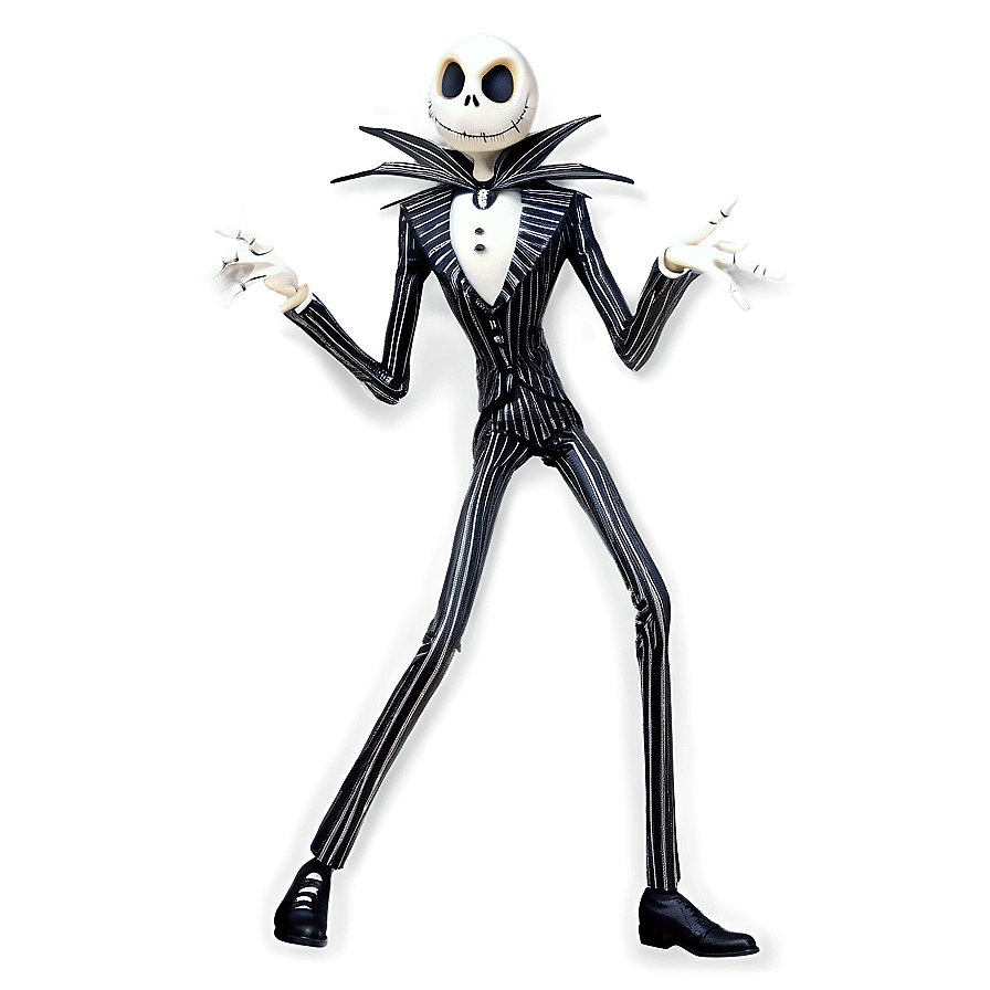 Vintage Jack Skellington PNG lim PNG with transparent background