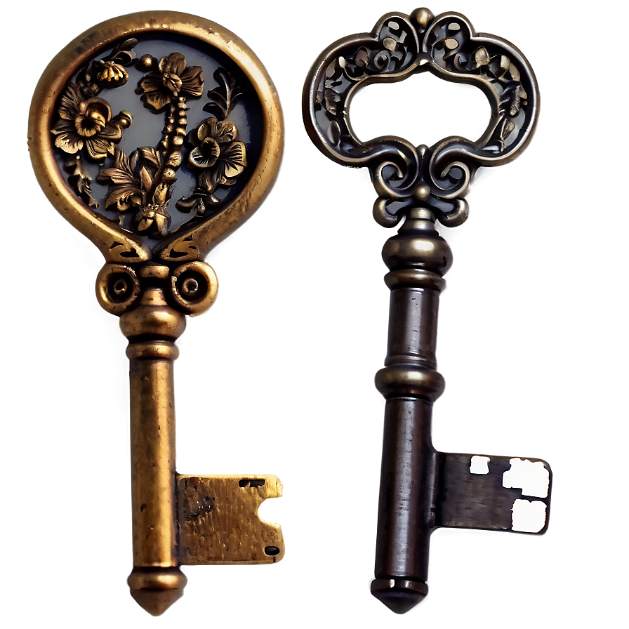 Vintage Keys PNG 76 PNG with transparent background