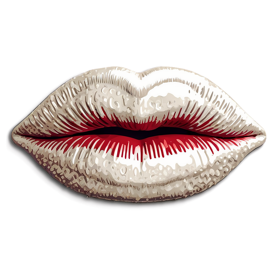 Vintage Kissy Lips Png 06292024