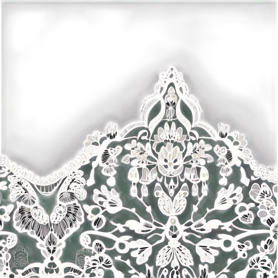 Vintage Lace Pattern PNG 05042024 PNG with transparent background