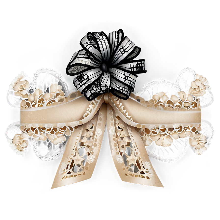 Vintage Lace Ribbon Png Jiv58