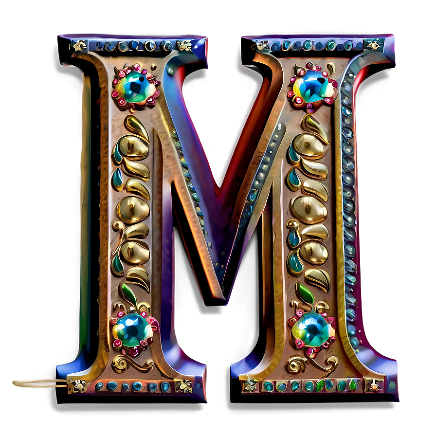 Vintage Letter M Png 54