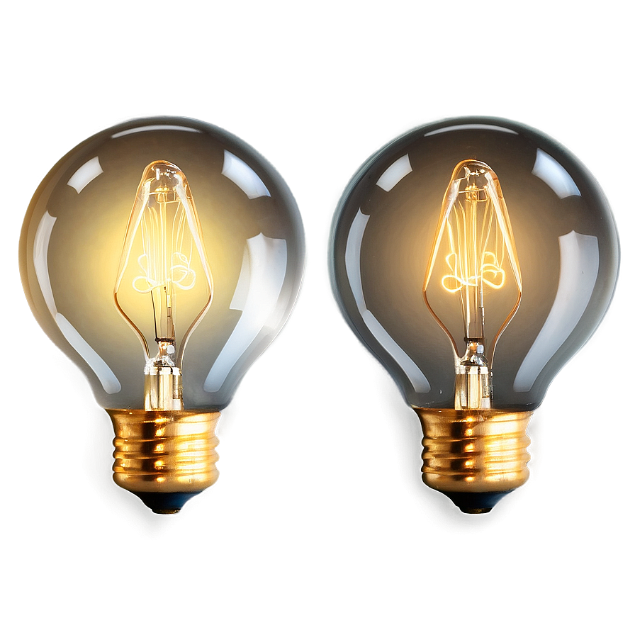 Vintage Light Bulb PNG 40 PNG image with a transparent background, free high-resolution download