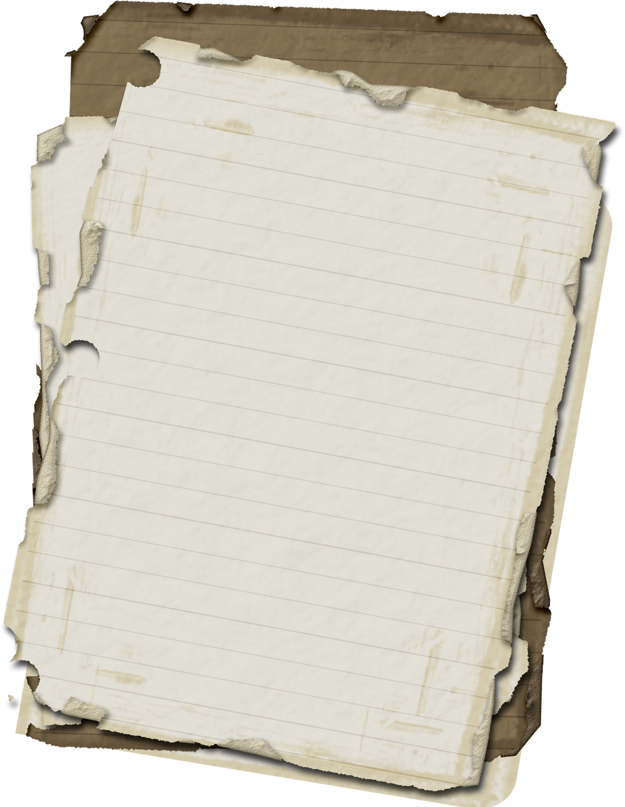 Old Paper, Scrap Png - Old White Paper Png, Transparent Png PNG with transparent background