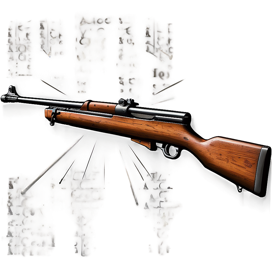 Vintage M1 Garand Illustration Png 06212024