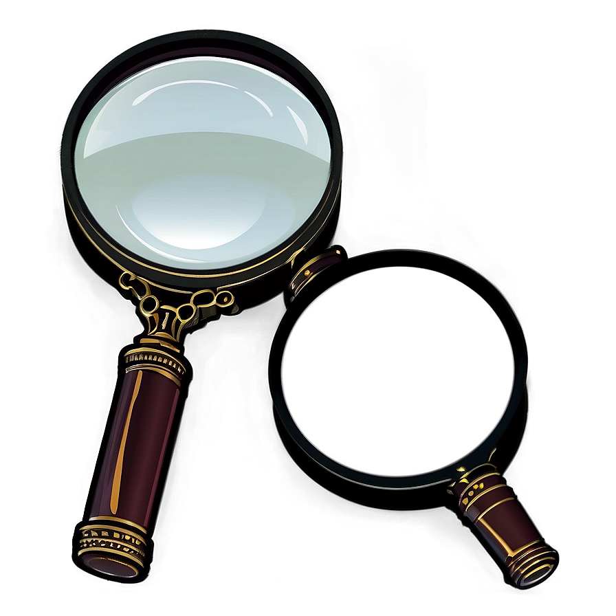Vintage Magnifying Glass PNG 61 PNG with transparent background