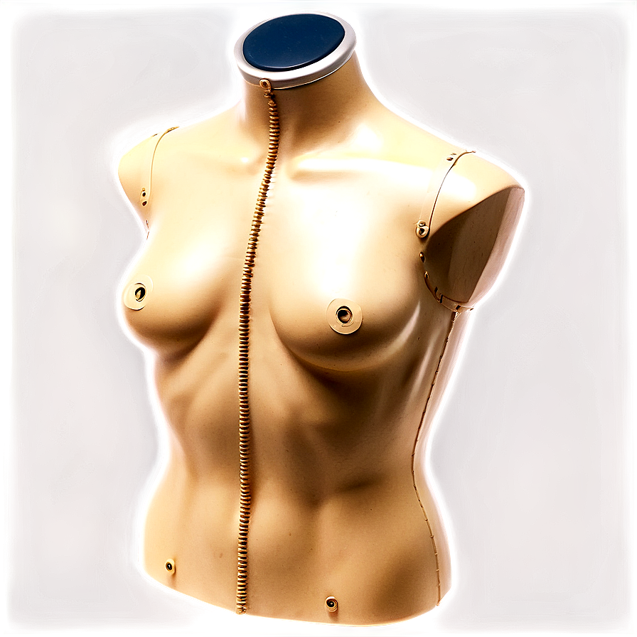 Vintage Mannequin Torso Png Mny