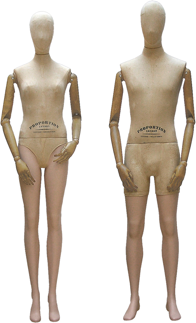 Vintage Mannequins Standing Pose