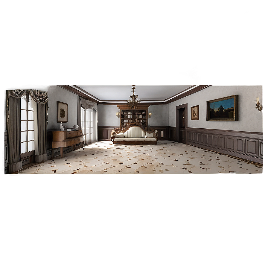 Vintage Mansion Interior PNG ahb3 PNG with transparent background