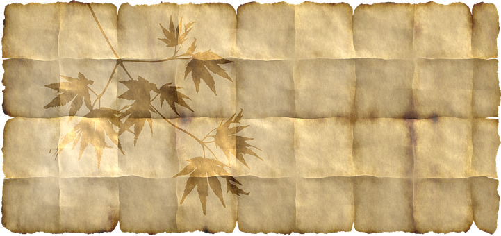 Vintage Maple Leaves Parchment Background PNG image with a transparent background, free high-resolution download