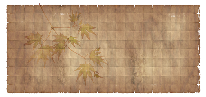 Vintage Maple Leaves Parchment Background PNG image with a transparent background, free high-resolution download