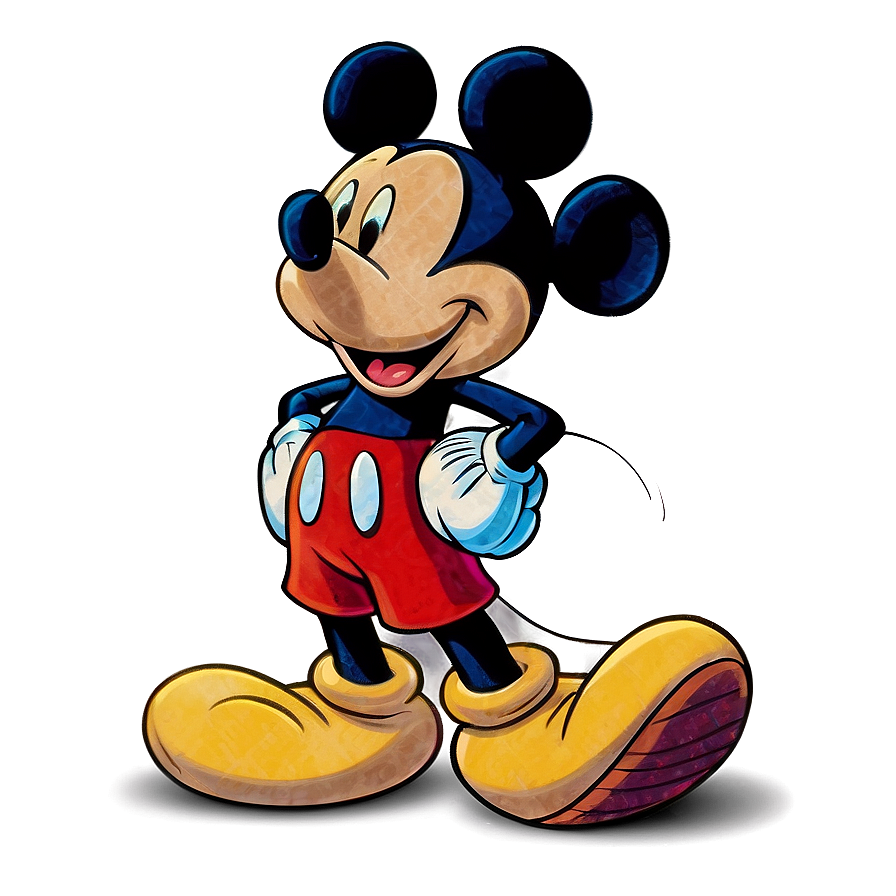 Vintage Mickey Mouse Drawing Png Jab19