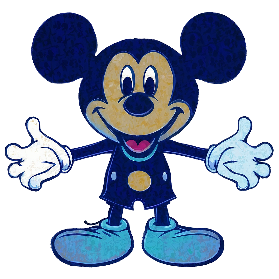 Vintage Mickey Mouse Silhouette Png Mag29